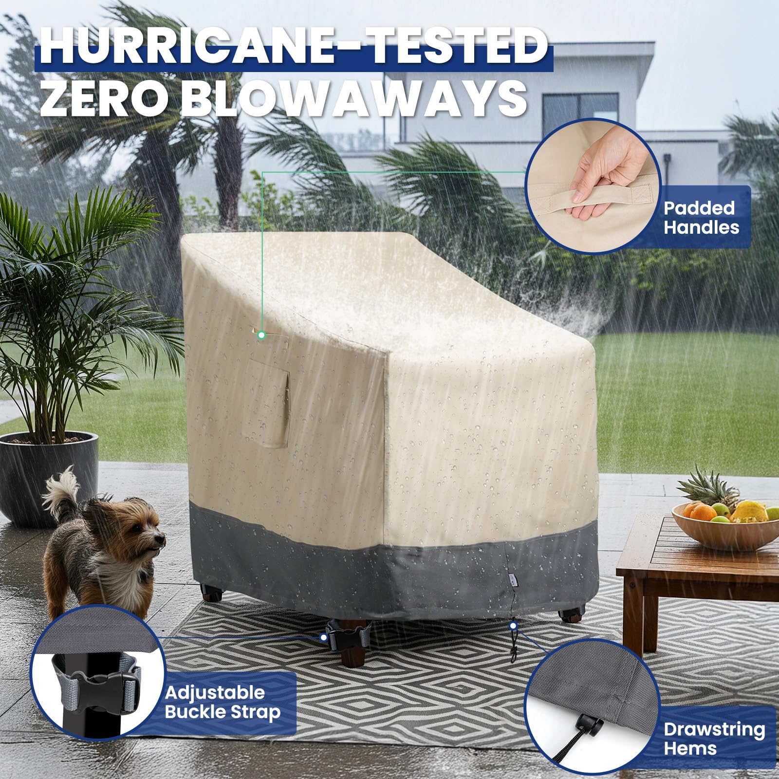 Kikcoin air vents promote airflow and faster drying after rain.
