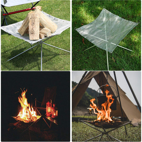 Ideal for camping, beach, or backyard gatherings with the Kikerike fire pit.