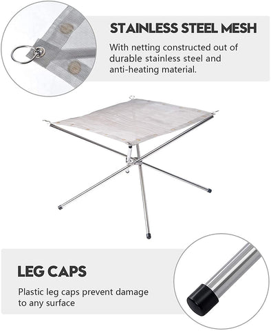Kikerike fire pit offers no-tools assembly in under a minute.