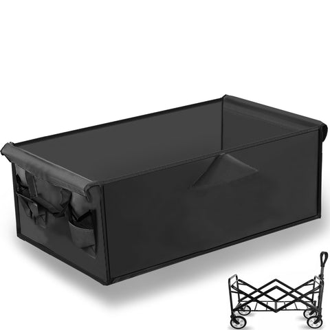 KIKIIKE camping cart liner front pocket expands storage for quick access