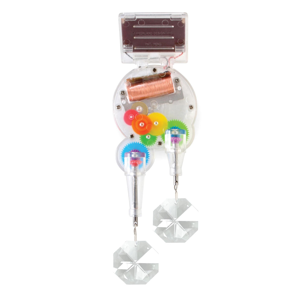 Kikkerland Solar Rainbow Maker casts sunlight rainbows in sunny windows.