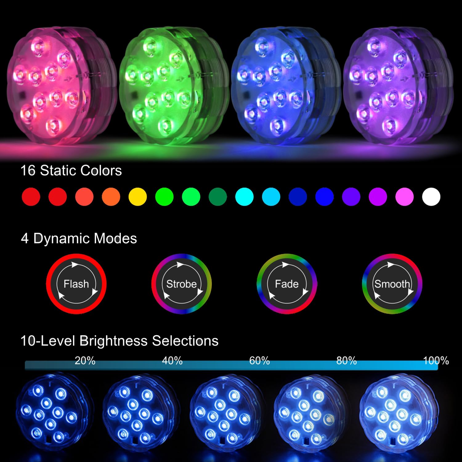 KIKOMO waterproof pumpkin lights with remotes for Halloween decor