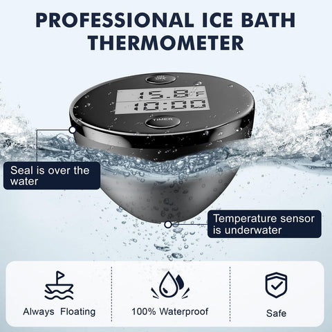 KILEEP IP68 waterproof housing withstands rugged use in ice baths and outdoor plunges.