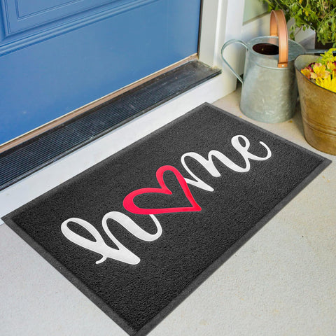 KILOCOCO door mat for outdoor welcome at the front door with dirt-trapping surface