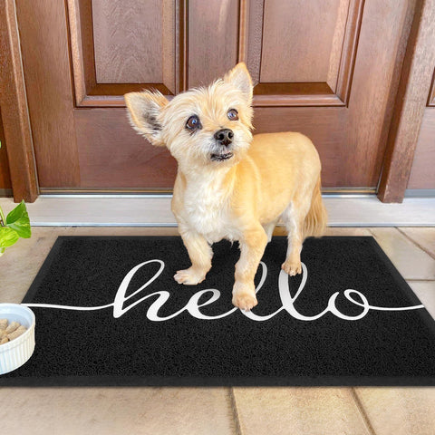 KILOCOCO easy-clean doormat cleans quickly by shaking, sweeping, or rinsing.