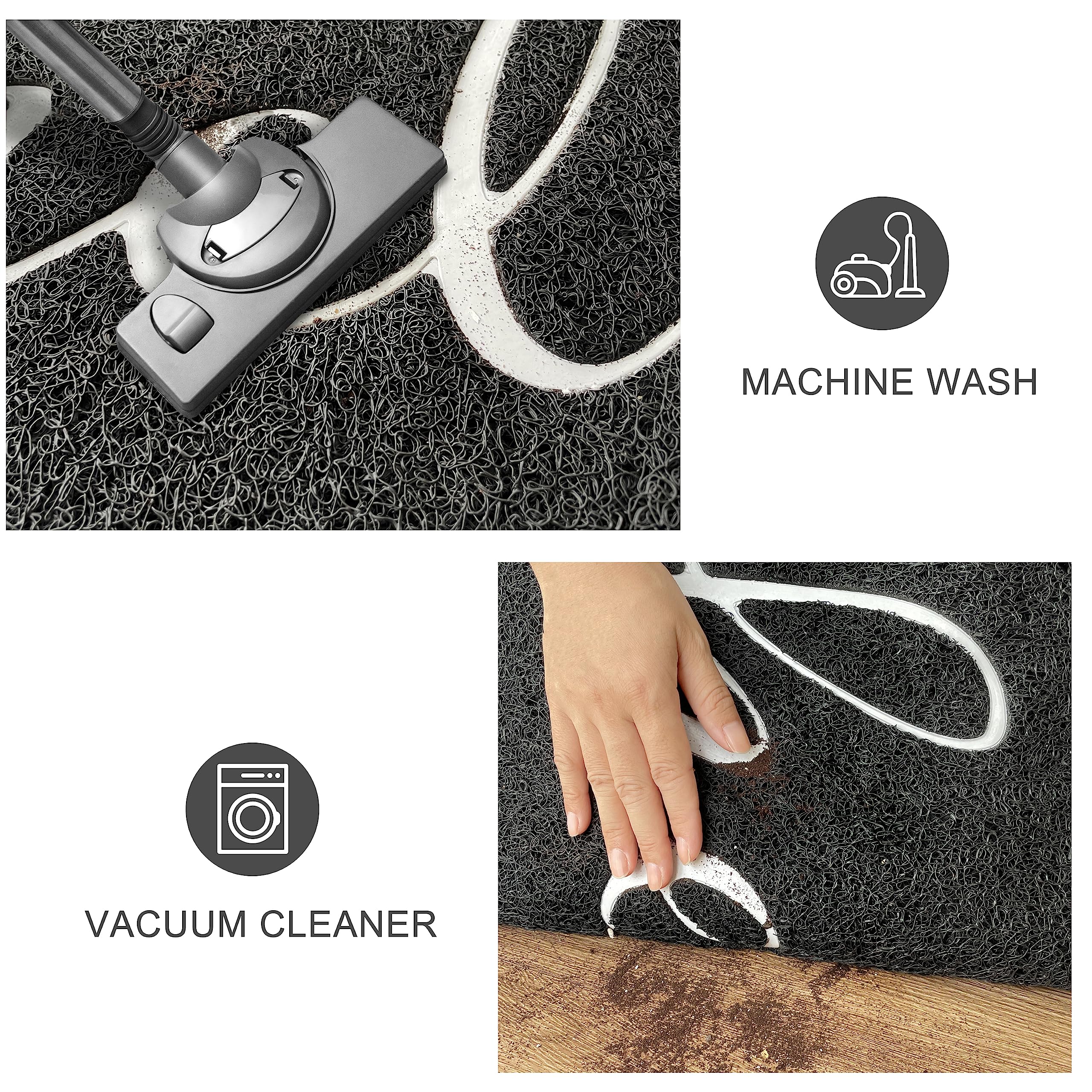 KILOCOCO high-traffic entrance mat handles frequent foot traffic with durability.
