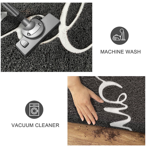 KILOCOCO Low-profile entry mat glides under doors without snagging.