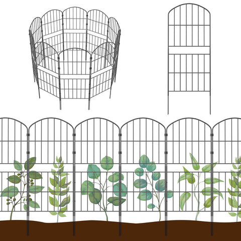 Kimazo fence panel arch design adds decorative height for yard privacy.