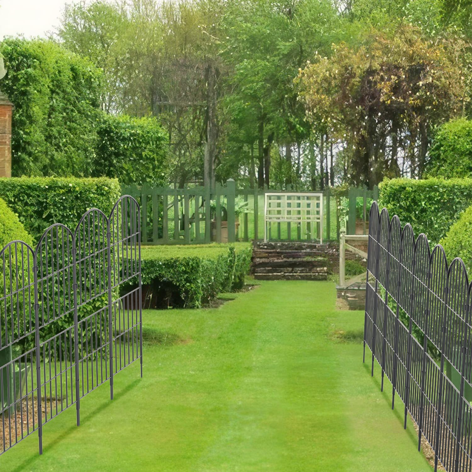 Kimazo versatile edging border defines garden beds and pathways.