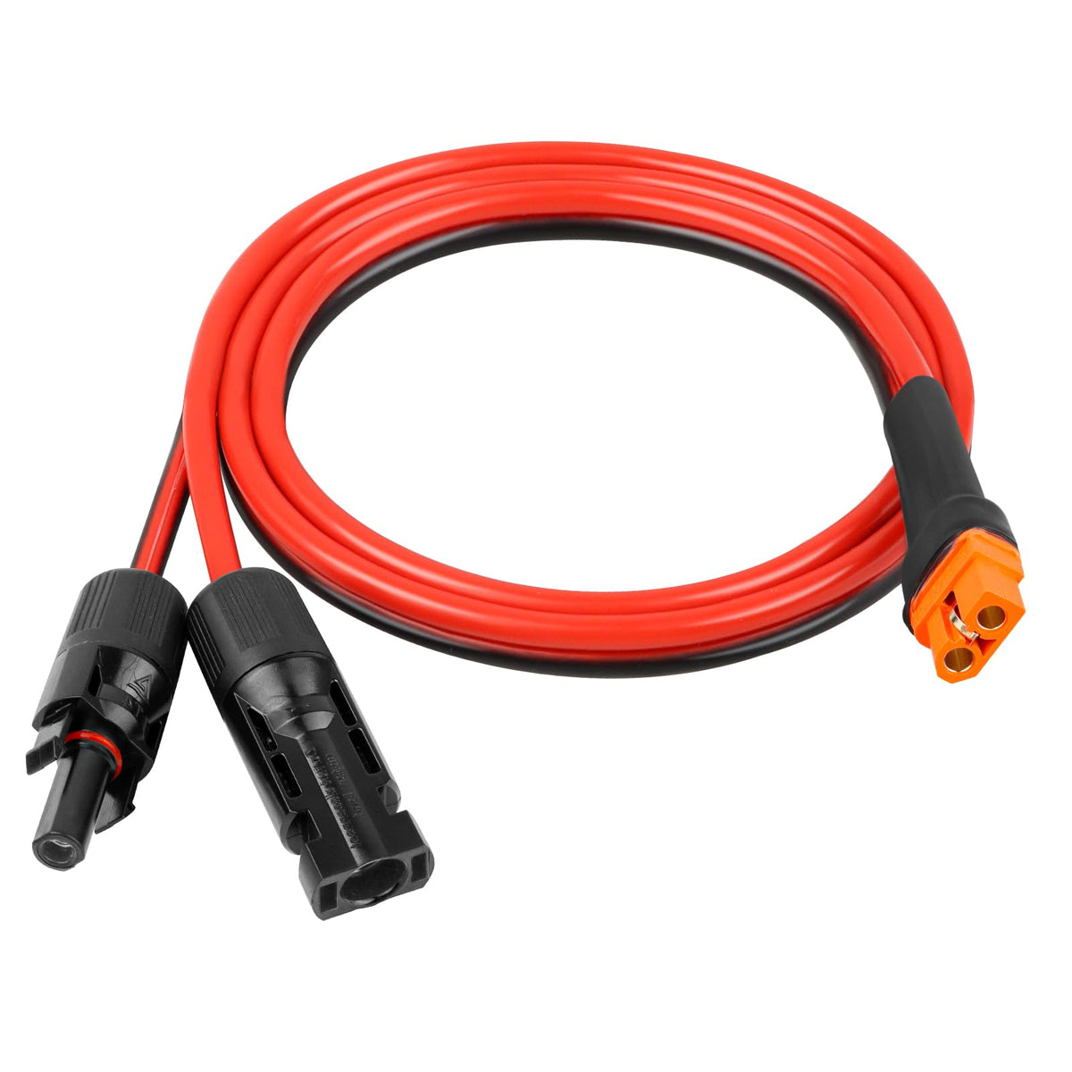 Kimbluth XT60i extension cable outdoors for reliable solar connections