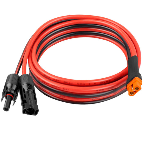 Kimbluth solar XT60i extension cable with 10AWG for high-current outdoor power delivery.