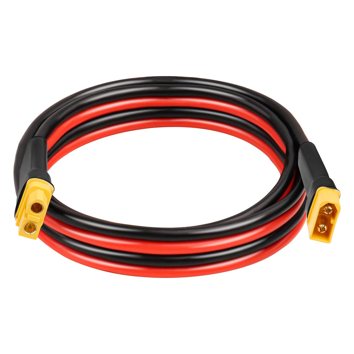 Kimbluth XT60 extension cable with 10AWG silicone wire for high-current RC connections.