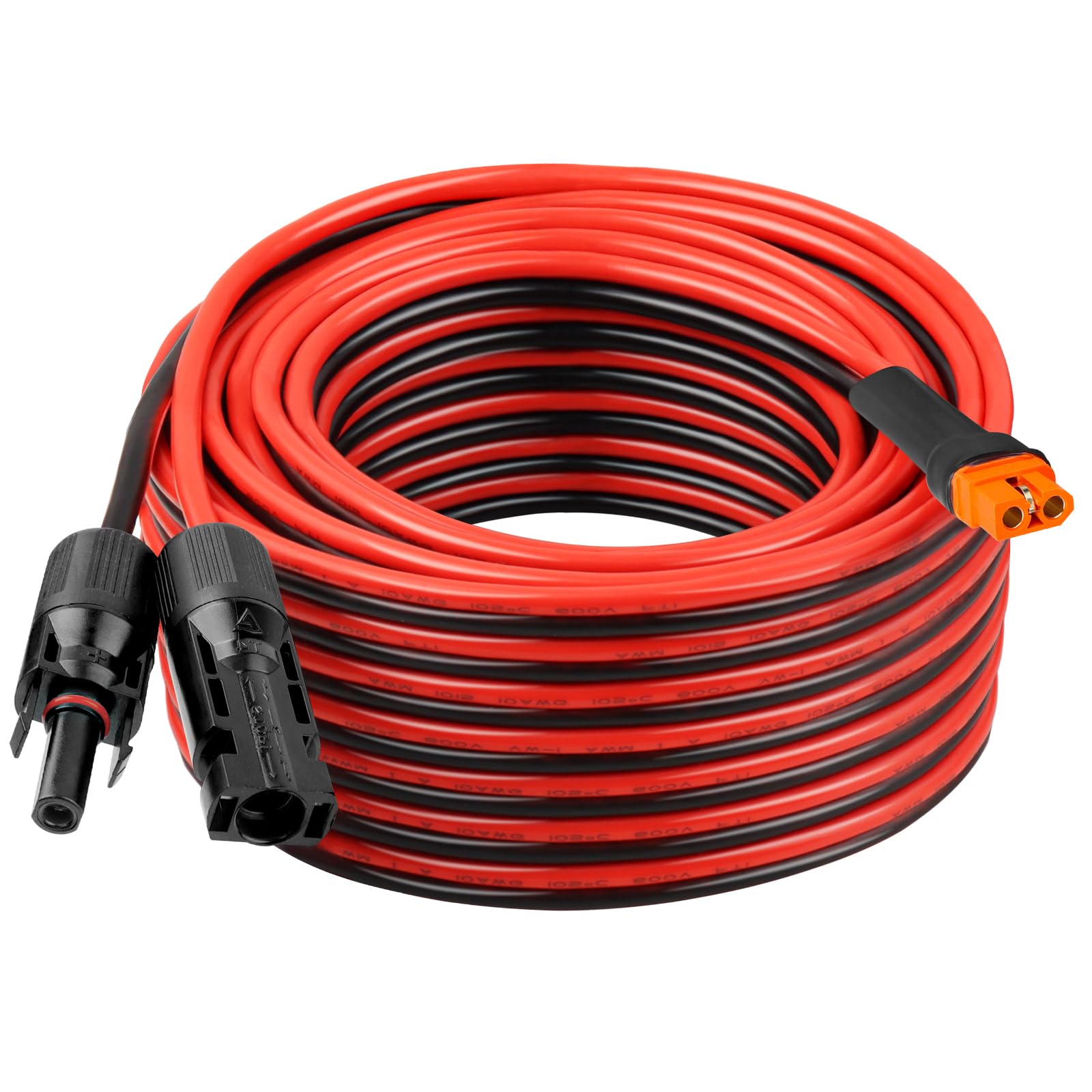 Kimbluth XT60i solar extension cable 40ft for off-grid setup