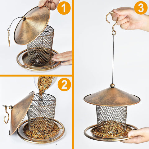 Kimchomerse easy-fill clamshell top for quick refills.