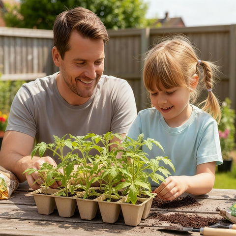 Kimdozee indoor garden starter kit fits compact herb and microgreen setups.