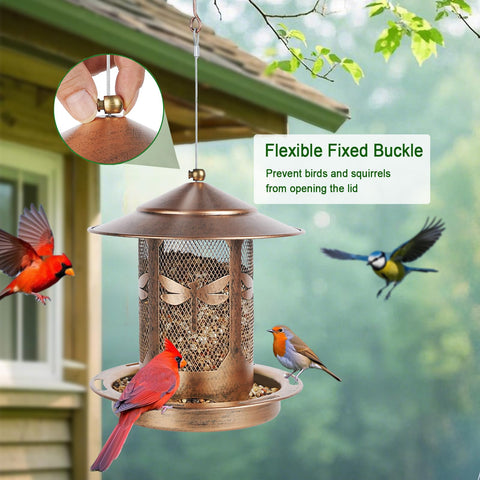 KIMERSE stainless steel feeder tray with raised edges reduces waste.