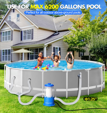 KimFilter pool filter system assembly demonstrates easy setup and reliable operation.