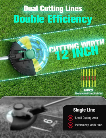 KIMO 4-in-1 system combines trimming, edging, blowing, and vacuuming