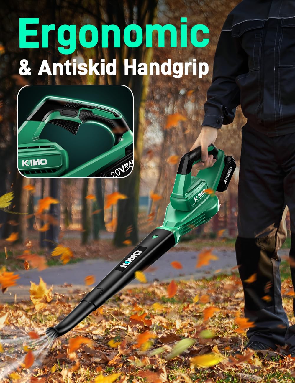 KIMO Li-ion technology with warranty for reliable yearly use
