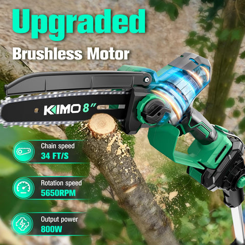KIMO twin 4.0Ah batteries and fast charger for long sessions
