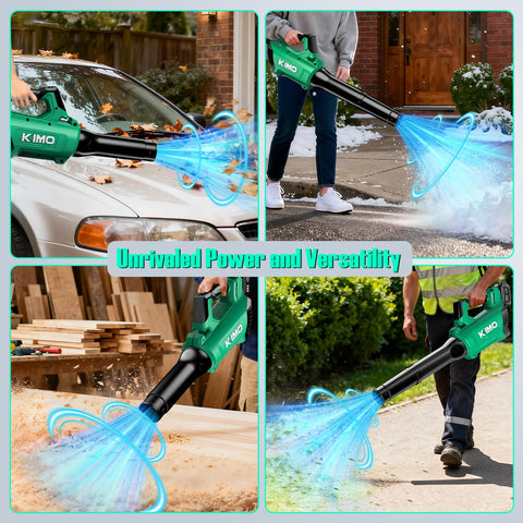 Versatile for wet leaves, patios, gardens, and roofs