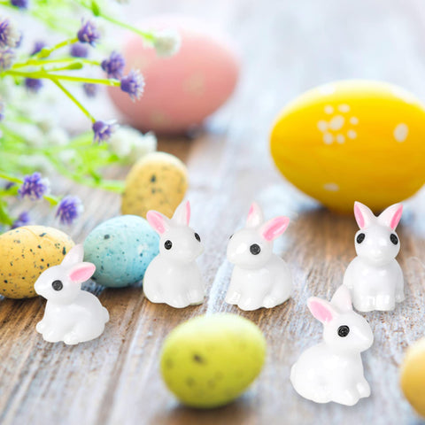 KIMOBER Easter egg filler bunnies bring playful accents to baskets.