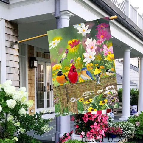 KIMPUDSEN flagpole sleeve compatibility allows easy hanging