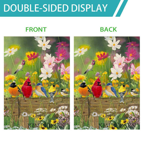 KIMPUDSEN spring garden decor flag enhances seasonal curb appeal