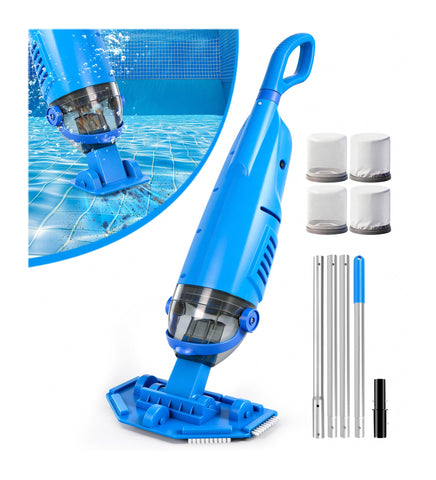 KimPump cordless pool vacuum delivering underwater suction for deep cleaning