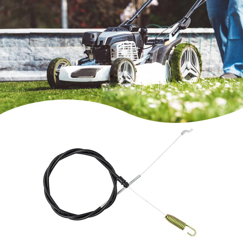 65 and a half inch cable length for extended reach in mowing