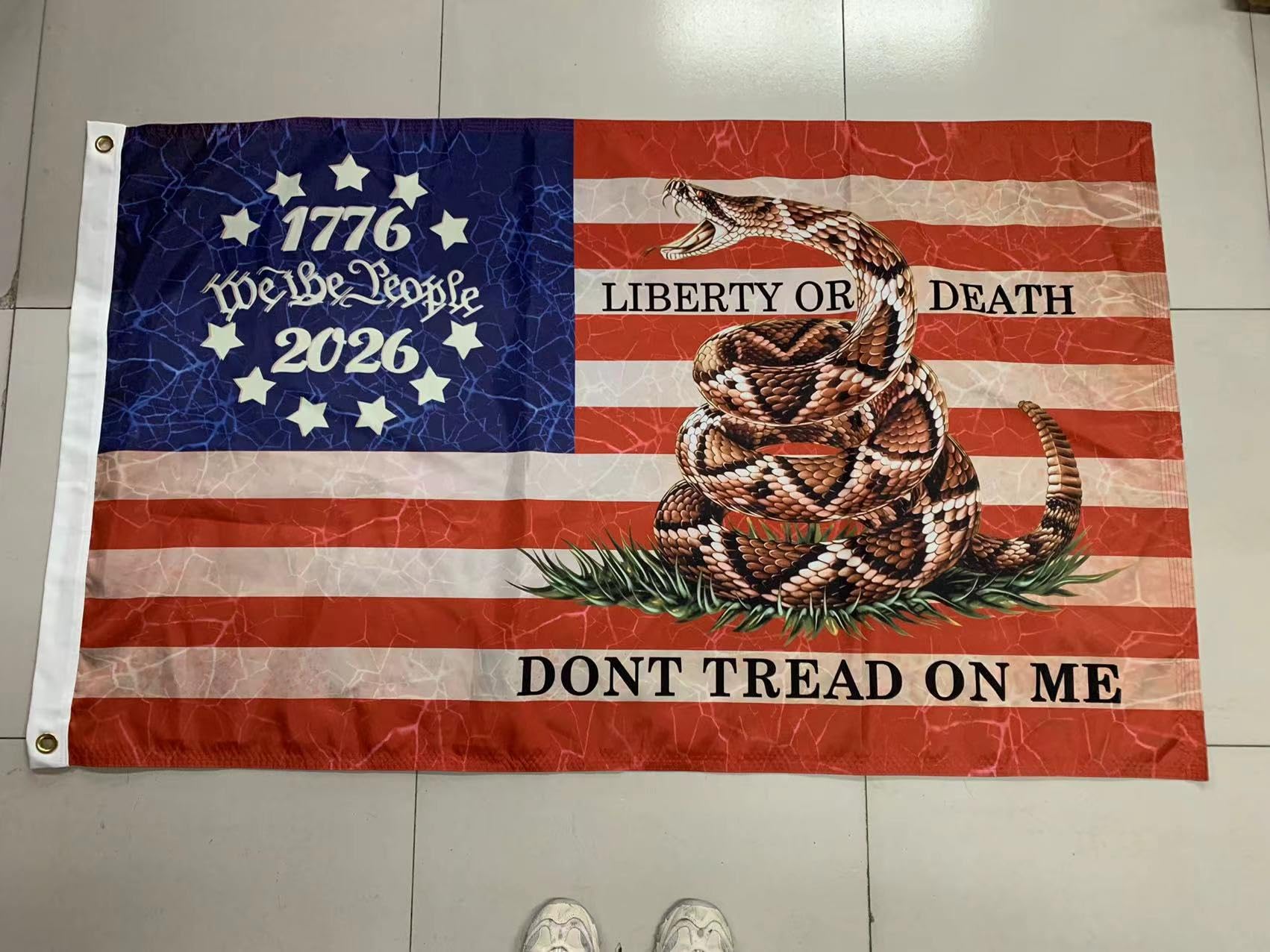 KimSouthD USA flag 250th anniversary 1776-2026 ready for patriotic home displays.