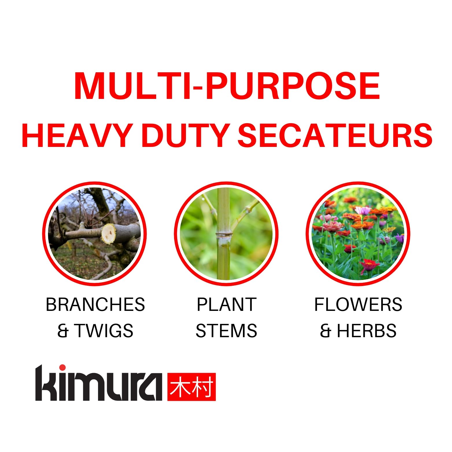 Kimura Pro Bypass Shears lightweight aluminum body resists rust