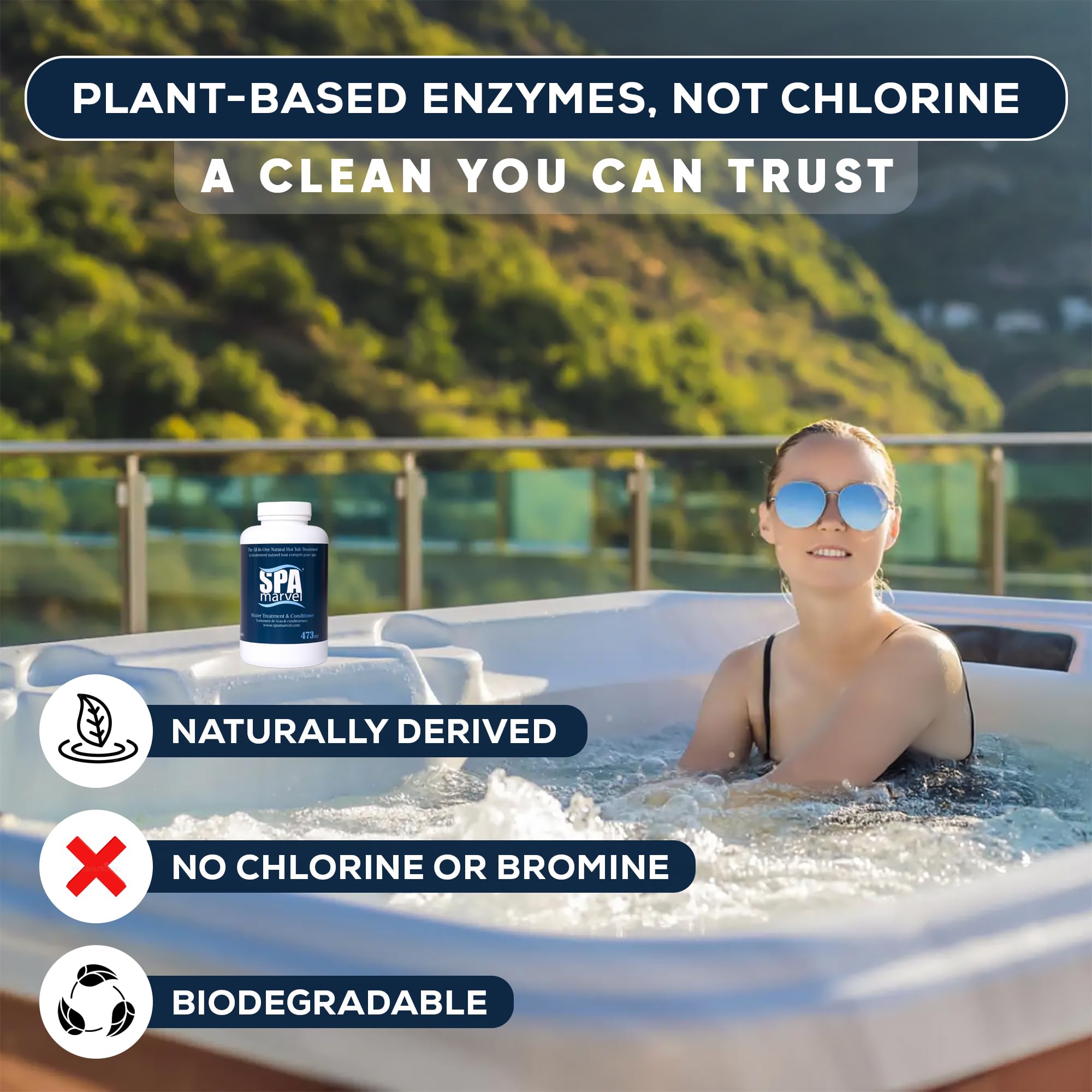 Kinara Spa Marvel reduces chemical use in spa care.