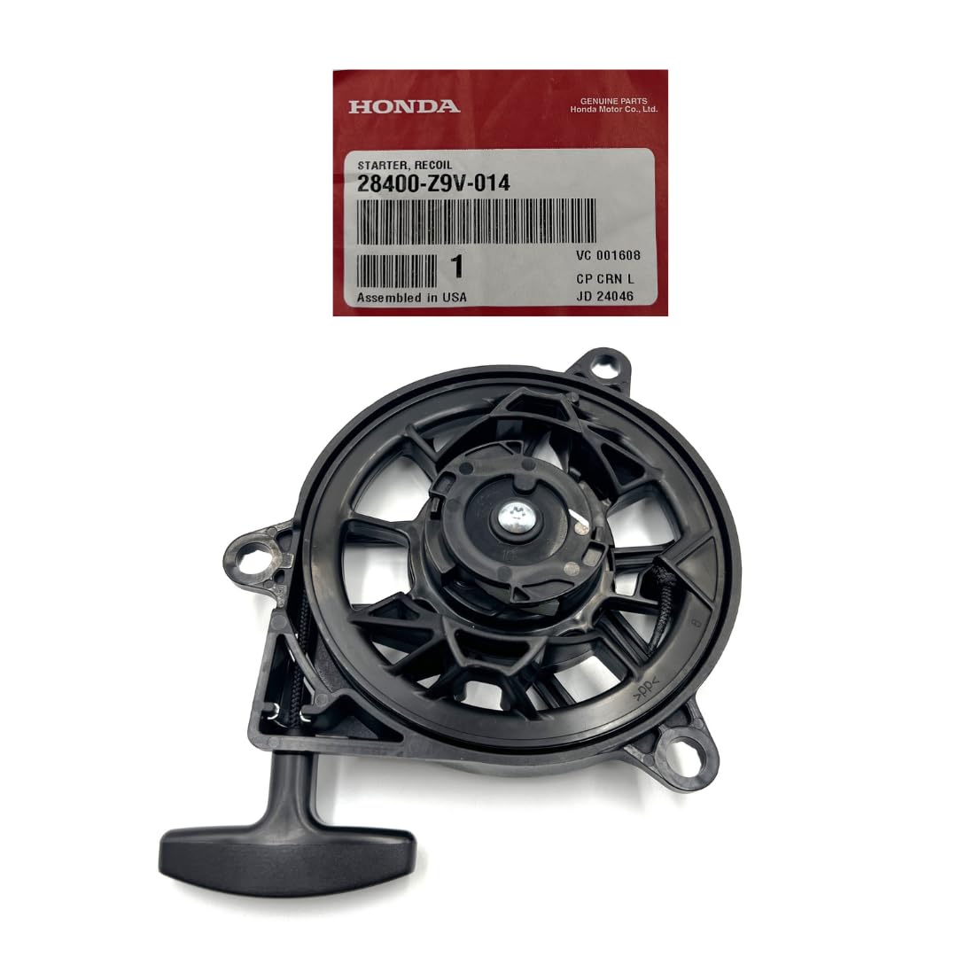 Kindza recoil starter label close-up highlighting OEM quality.