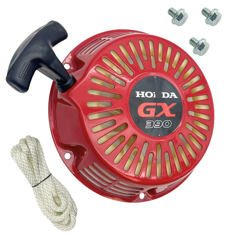 KINDZA Recoil Starter for Honda GX390 front view, showing sturdy build for quick starts