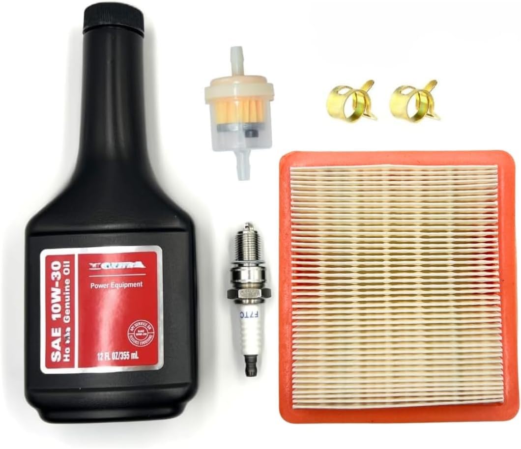Kindza tune-up kit motor oil bottle 355ml for smoother engine performance.