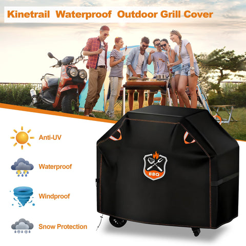 Kinetrail protective storage-friendly cover helps tidy your outdoor space.