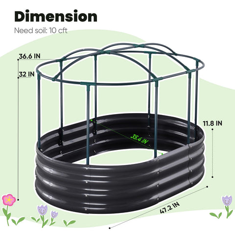  KING BIRD easy assembly raised bed kit for quick setup