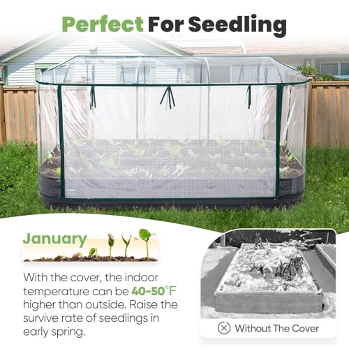 King Bird galvanized oval frame provides durable, long-lasting outdoor support.
