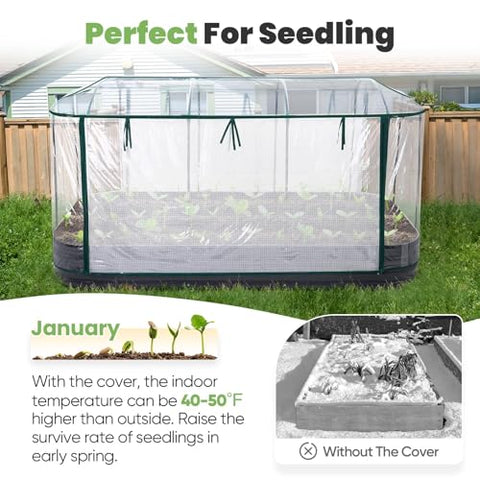 King Bird galvanized oval frame provides durable, long-lasting outdoor support.