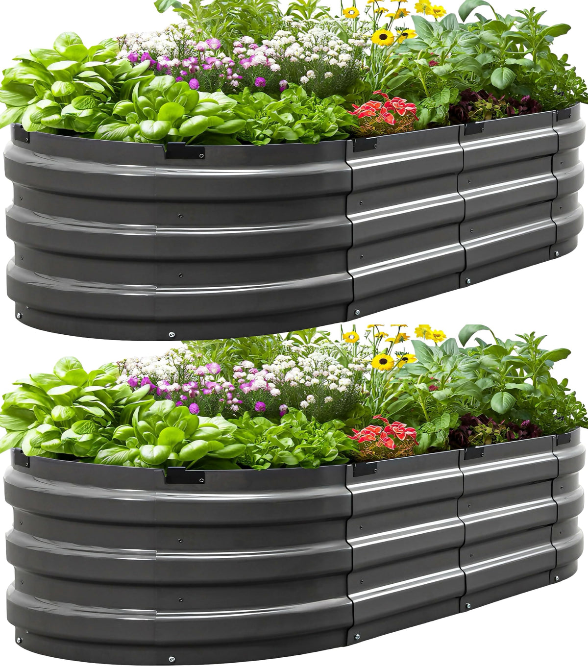 KING BIRD raised garden bed assembly with interlocking panels for quick setup.