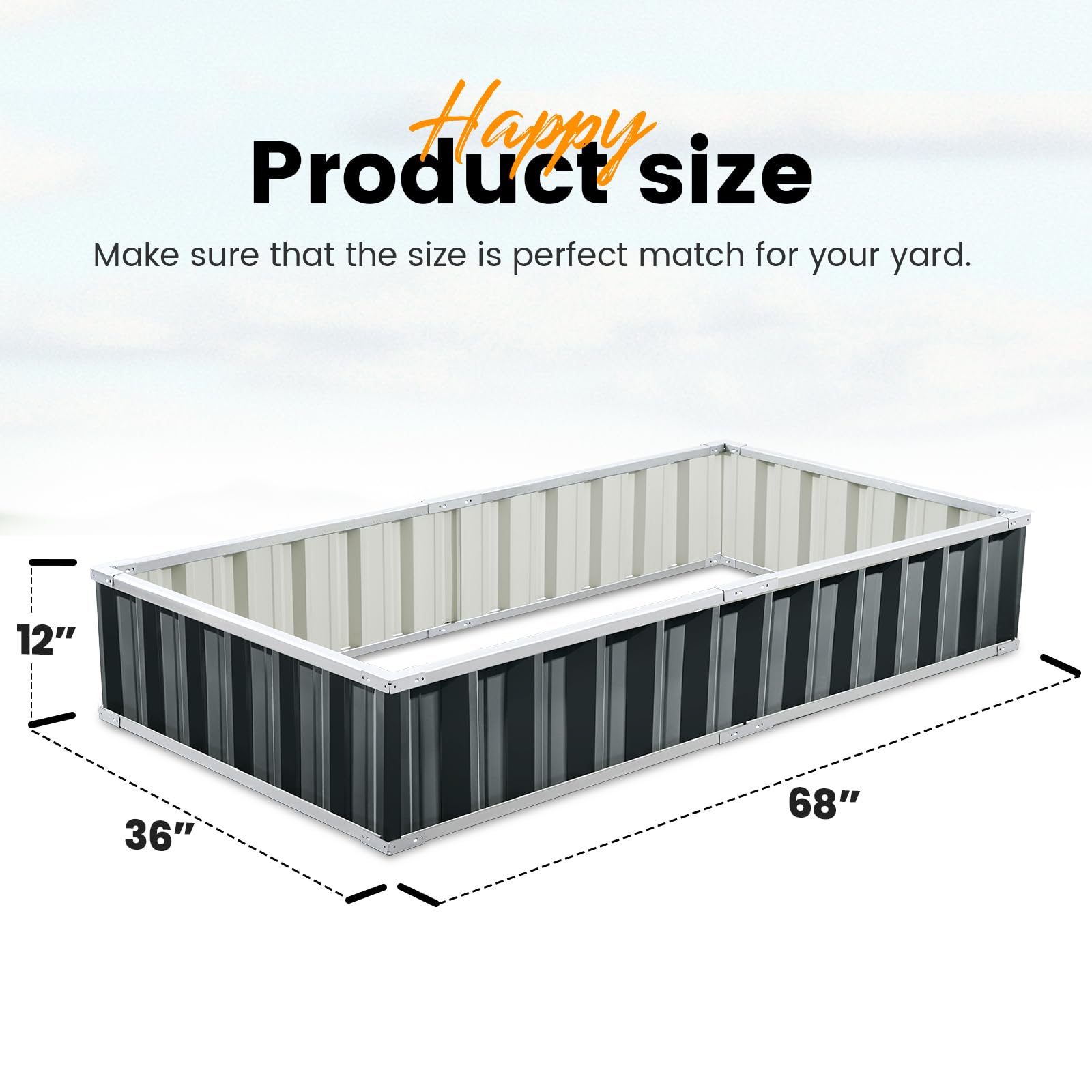 King Bird reinforced edges resist distortion under soil load.