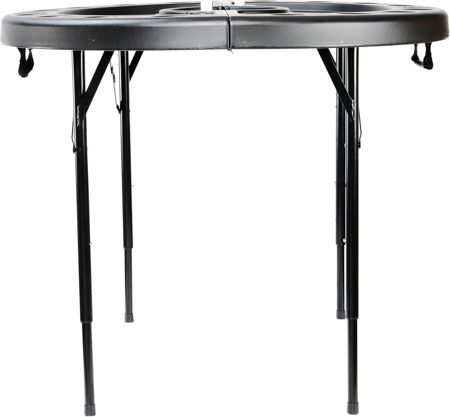 King Kooker table showing two paper towel holders for quick cleanup.