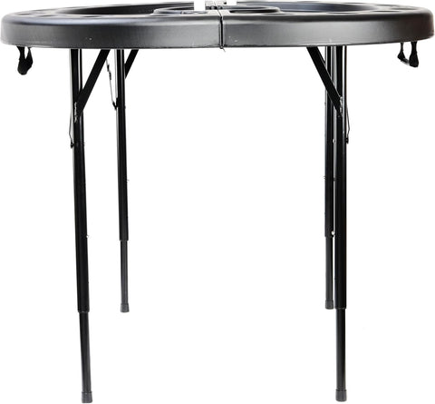 King Kooker table showing two paper towel holders for quick cleanup.