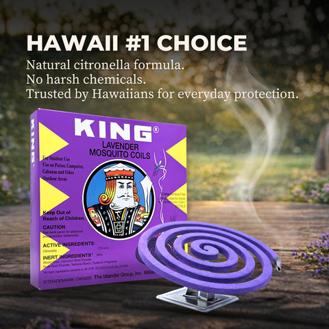 King Mosquito Coils camping use provides natural scent and insect repellent during activities
