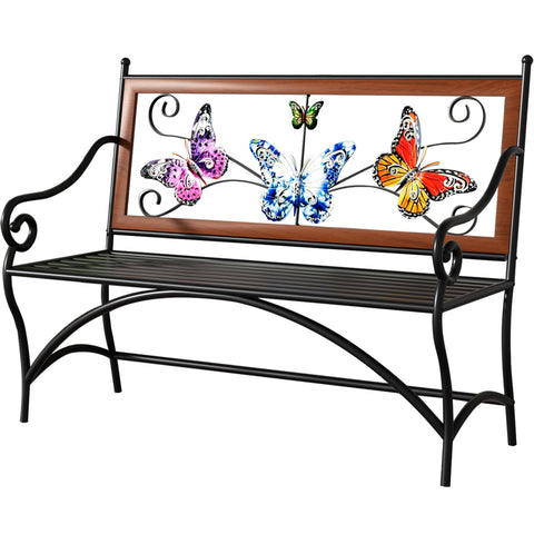 KINGBO backyard bench durability for year-round use