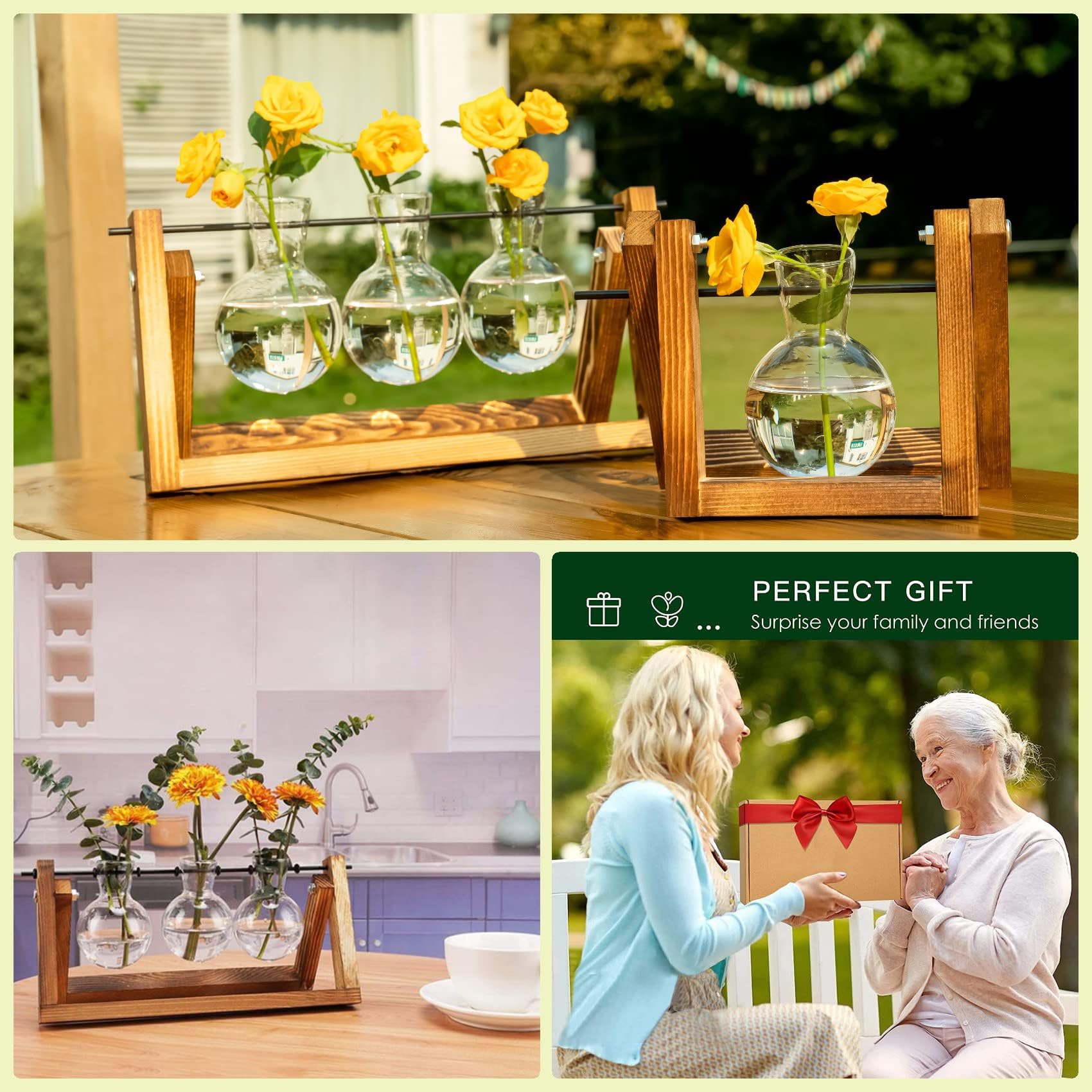 Kingbuy boho desk planter adds workspace charm and style.