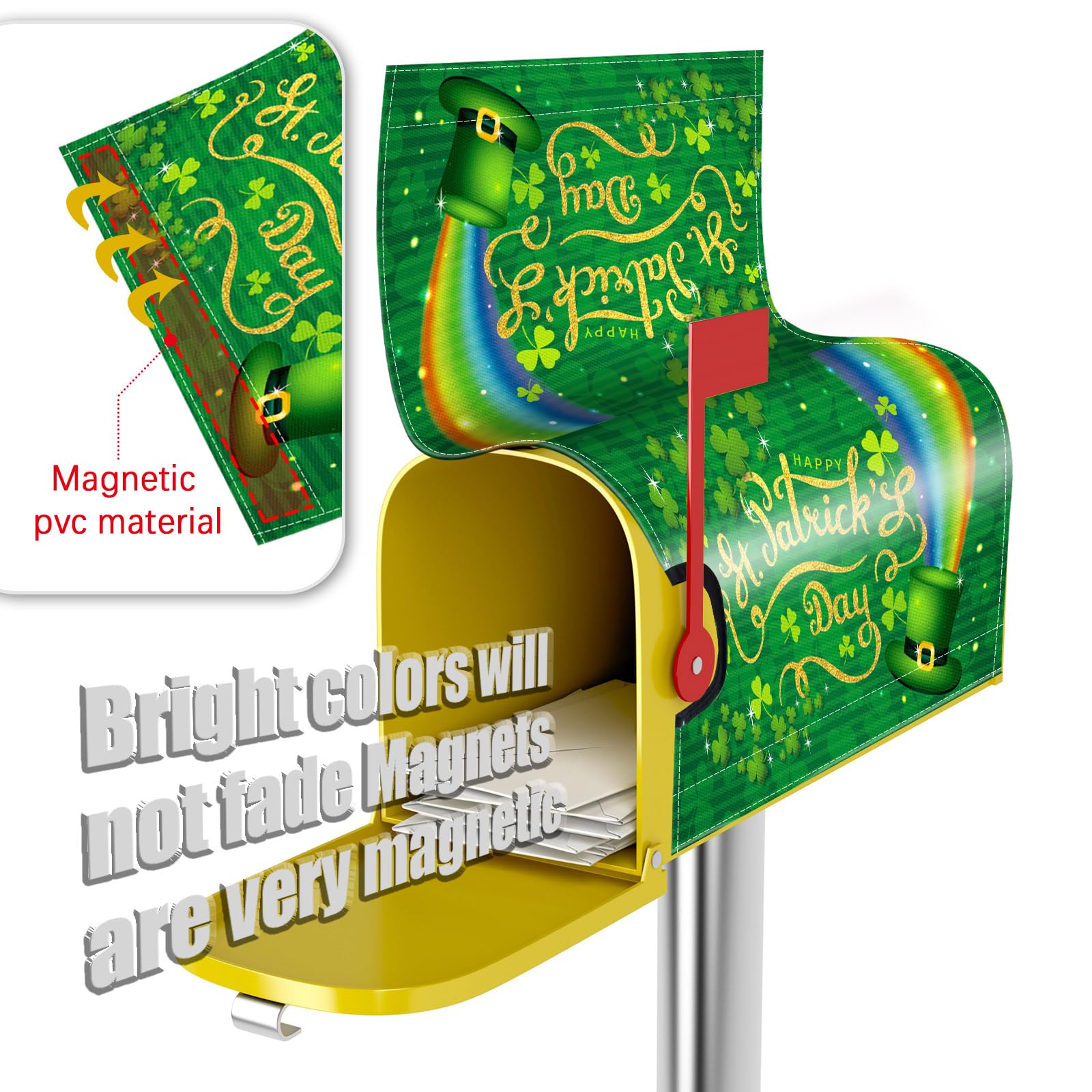 Kingdder Christmas mailbox cover creates welcoming, year-round seasonal look.