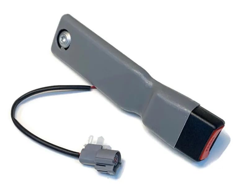 Kingdom Harvest driver buckle left gray installation view for F-150 2015-era models