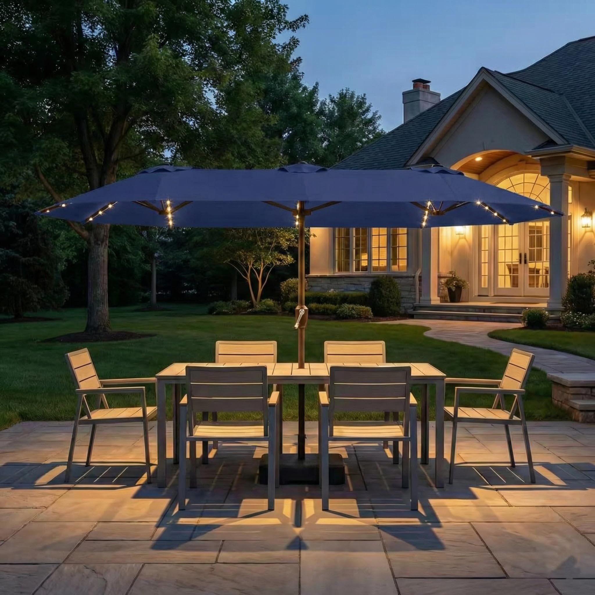 Kingdura double-sided shade design offering expanded coverage